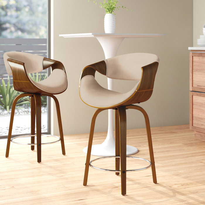 Marina Swivel Bar + Counter Stool & Reviews AllModern